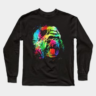 Technicolor Gorilla Long Sleeve T-Shirt